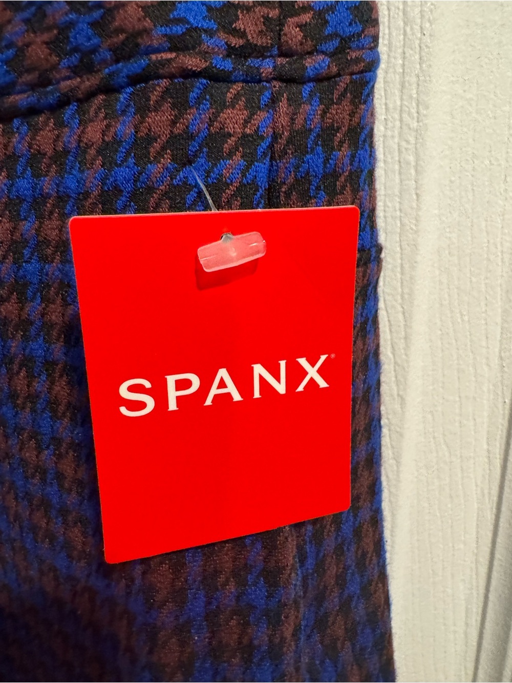 NWT SPANX Hi-Rise Jacquard Stretch Flare Pants - Picture 4 of 6